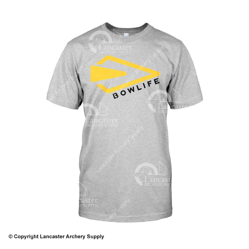 Bow Life Men's Broadhead Logo Gray Short Sleeve T-Shirt