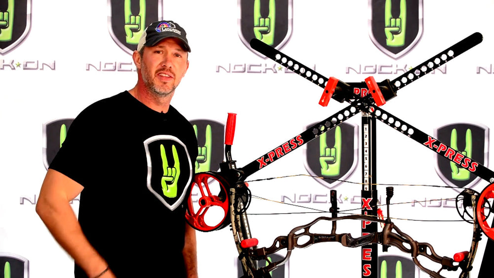 How to use a bow press