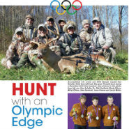 Olympic archers hunting deer with Lancaster Archery Supply featured in Petersen's Bowhunting