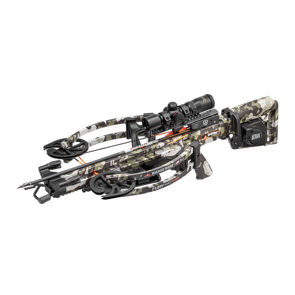 Wicked Ridge Fury 410 De-Cock Crossbow Package (RangeMaster Pro Scope)