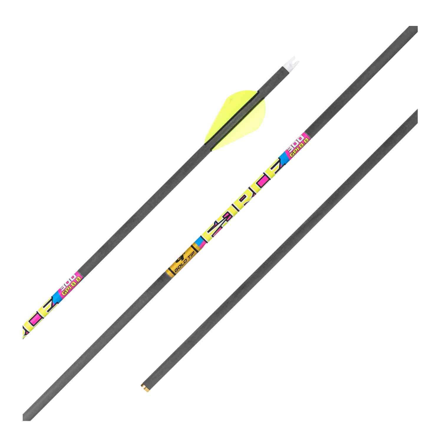 Gold Tip Force F.O.C. Fletched Arrows