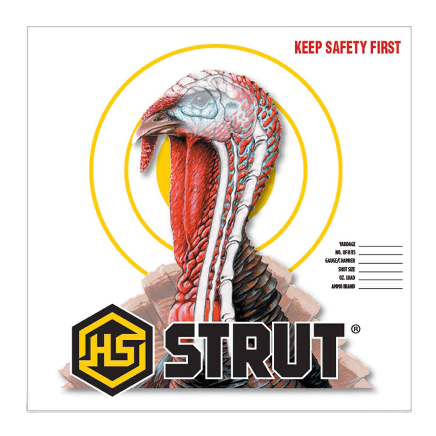 Hunter Specialties Turkey Target Face (12pk)