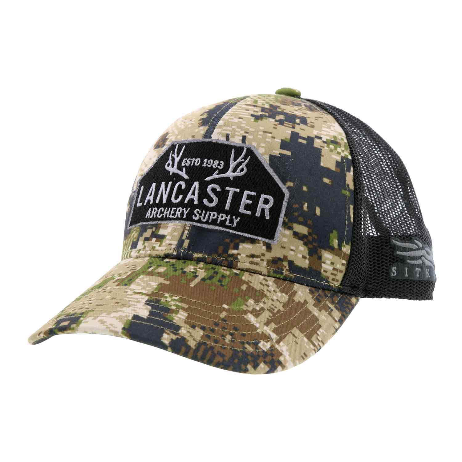 Lancaster Archery Supply Patch SITKA Mid Pro Trucker Hat