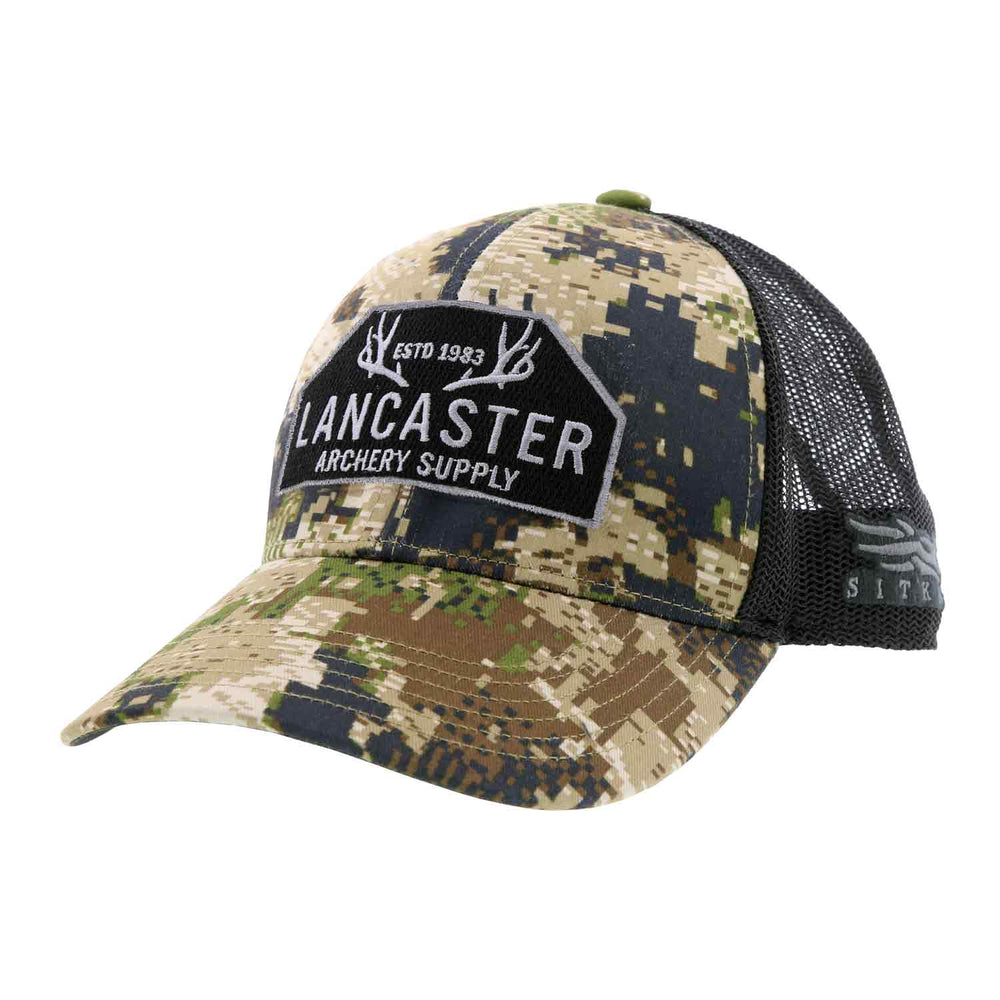 Lancaster Archery Supply Patch SITKA Mid Pro Trucker Hat