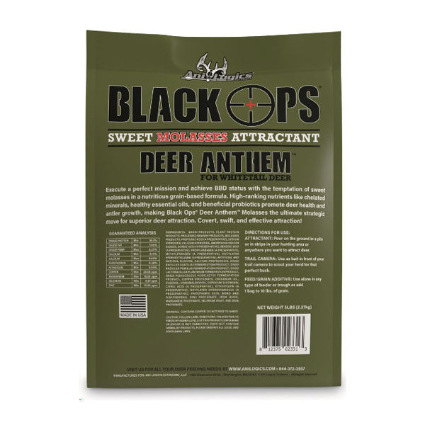 Ani-Logics Black Ops Deer Anthem Molasses Bag 5lb