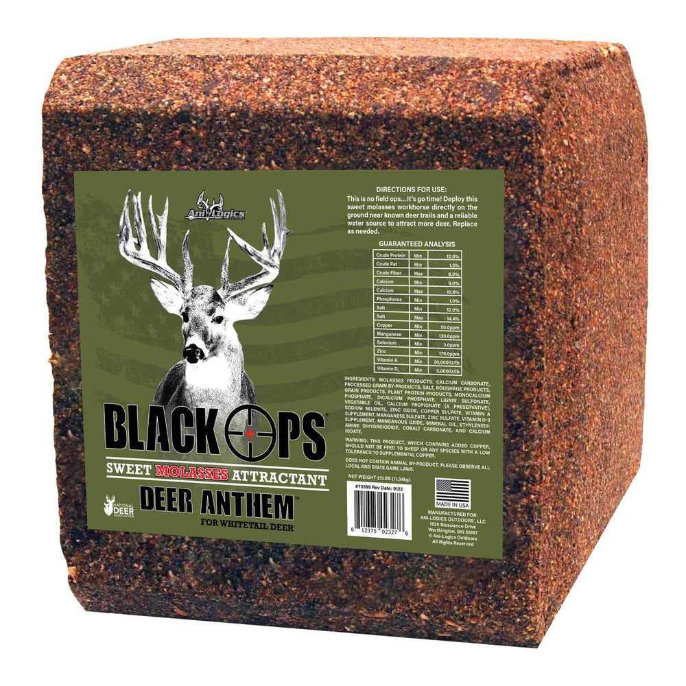 Ani-Logics Black Ops Deer Anthem Molasses Brick 5lb