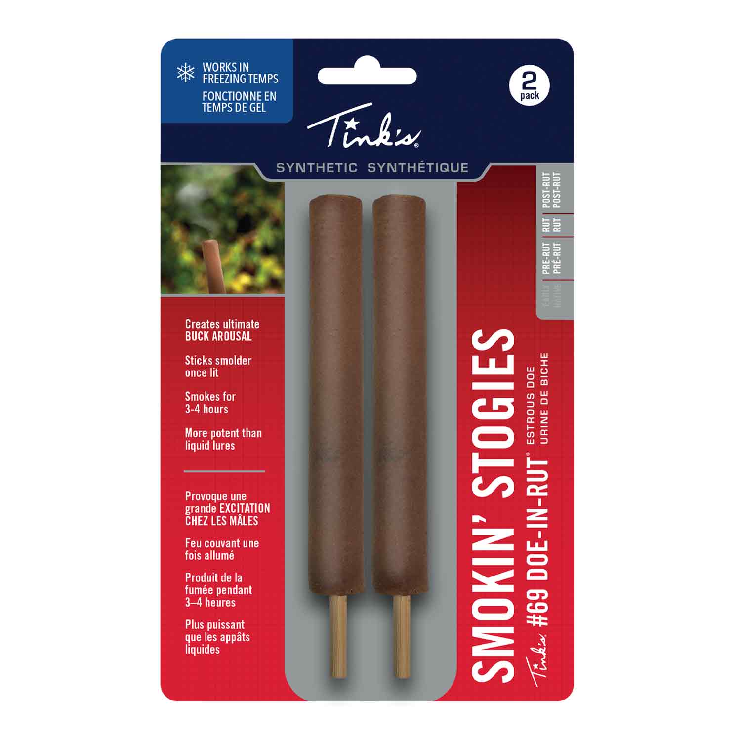Tink's Smokin' Stogies - Synthetic #69 Doe-In-Rut (2 Pack)