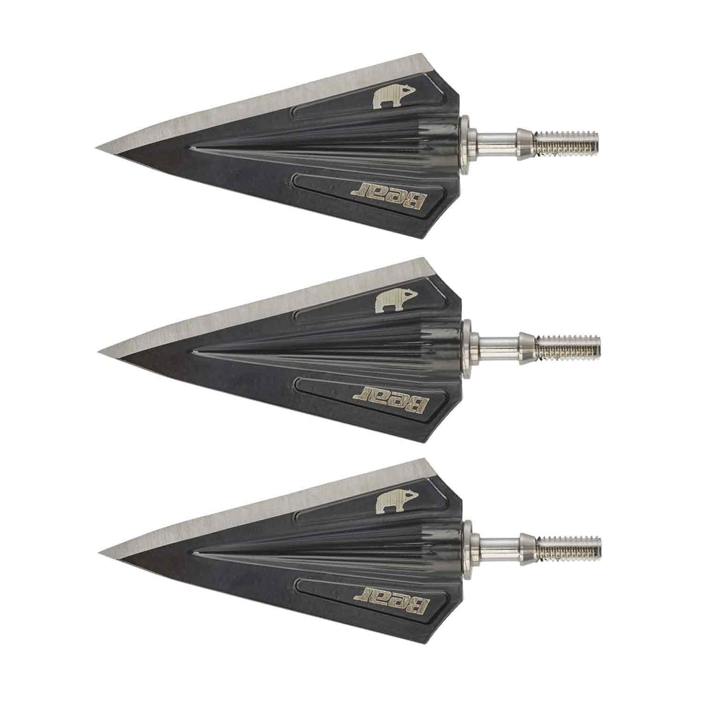 Bear Razorhead Variable Weight System Single Bevel Broadhead Kit (150g ...