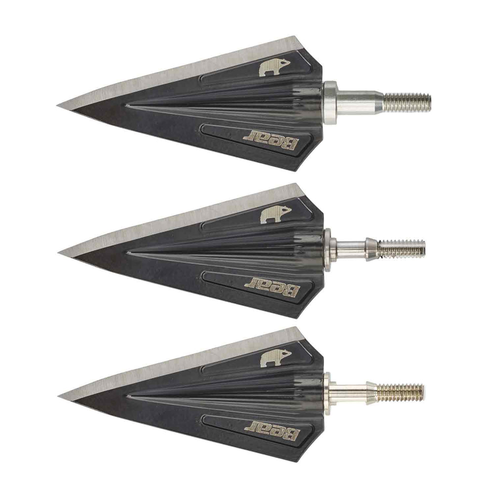 Bear Razorhead Variable Weight System Double Bevel Broadhead Kit (150gr-250gr)