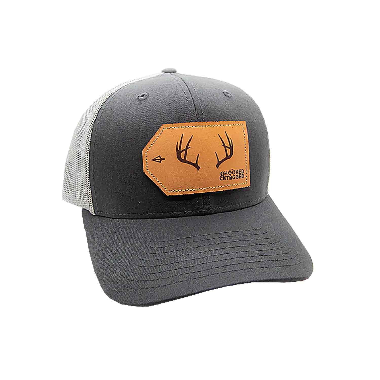 Hooked & Tagged Buck Antler Patch Hat
