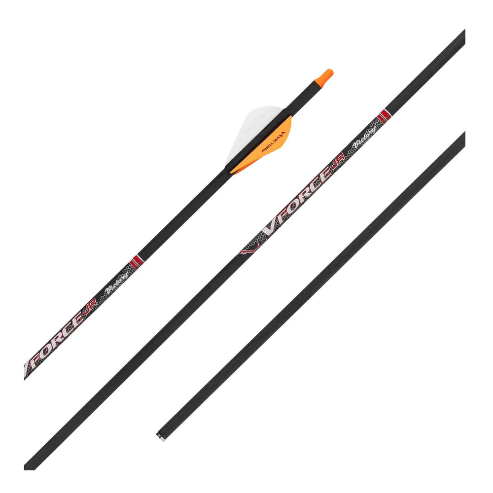 Victory VForce Junior Fletched Arrows (6 pack) – Lancaster Archery
