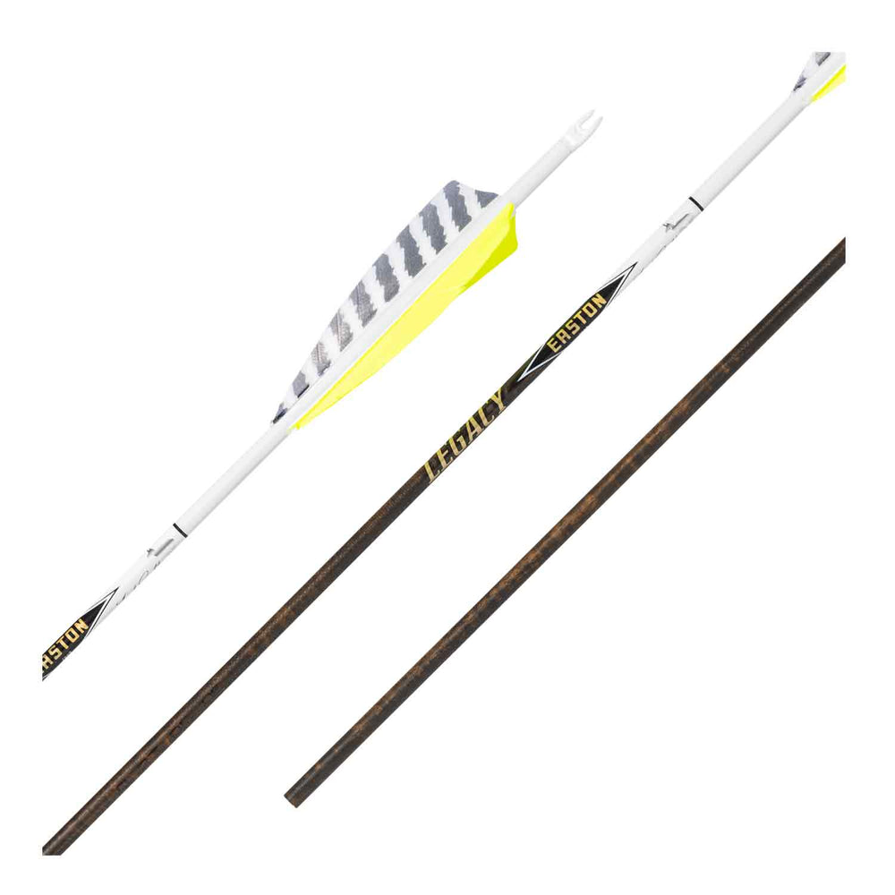 Easton 5mm Carbon Legacy Fred Eichler Series Feather Fletch 12PK Arrows-340 (Open Box X1047209)