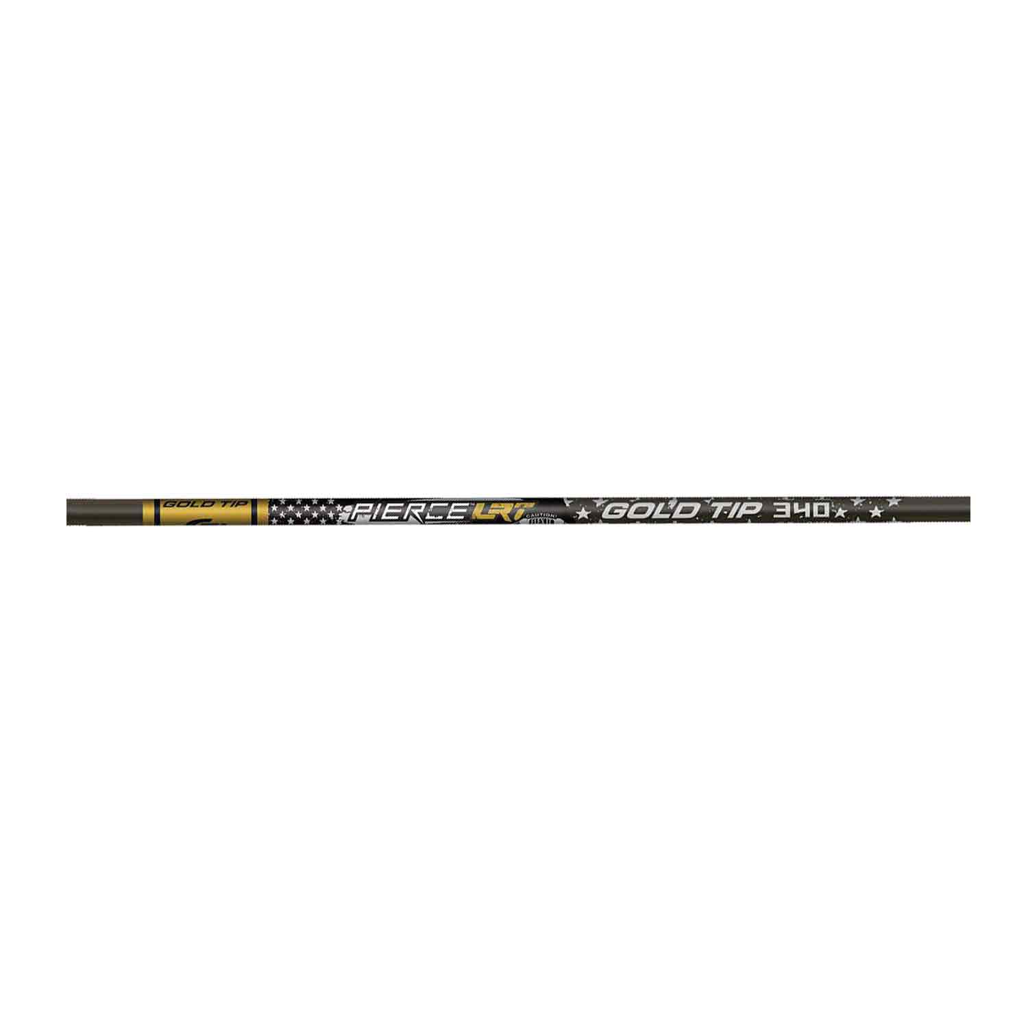 Gold Tip Pierce Hunting Arrows - Micro-Diameter, 1 Dozen With Inserts & Nocks - View #2