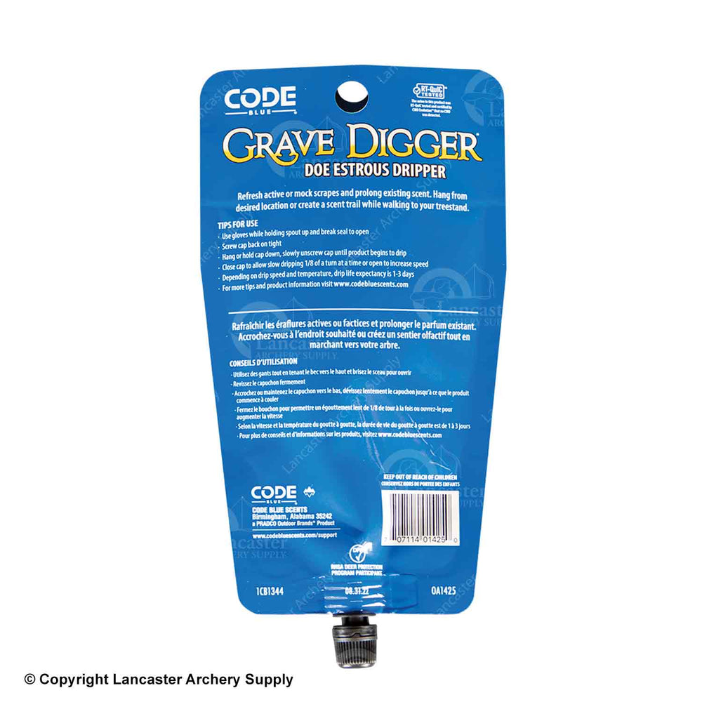 Code Blue Grave Digger Doe Estrus Dripper (2 oz)
