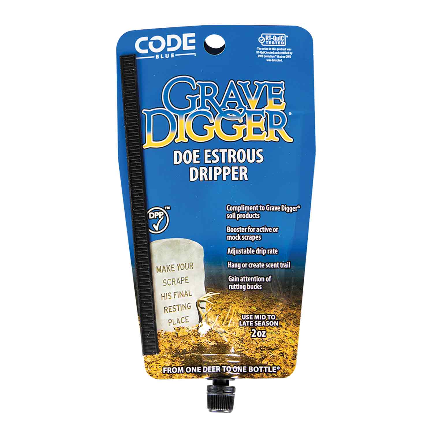 Code Blue Grave Digger Doe Estrus Dripper (2 oz)