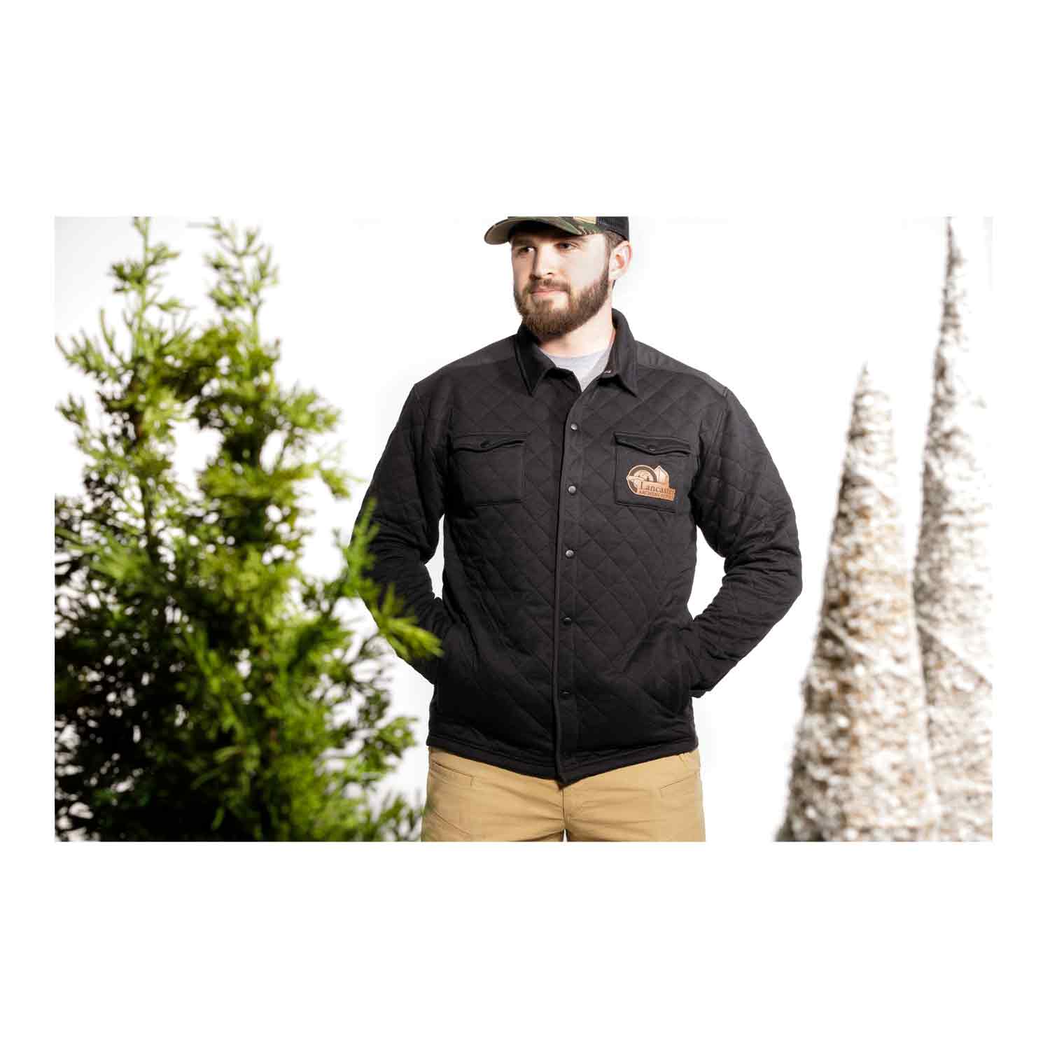 Lancaster Archery Quilted Jersey Shirt Jacket
