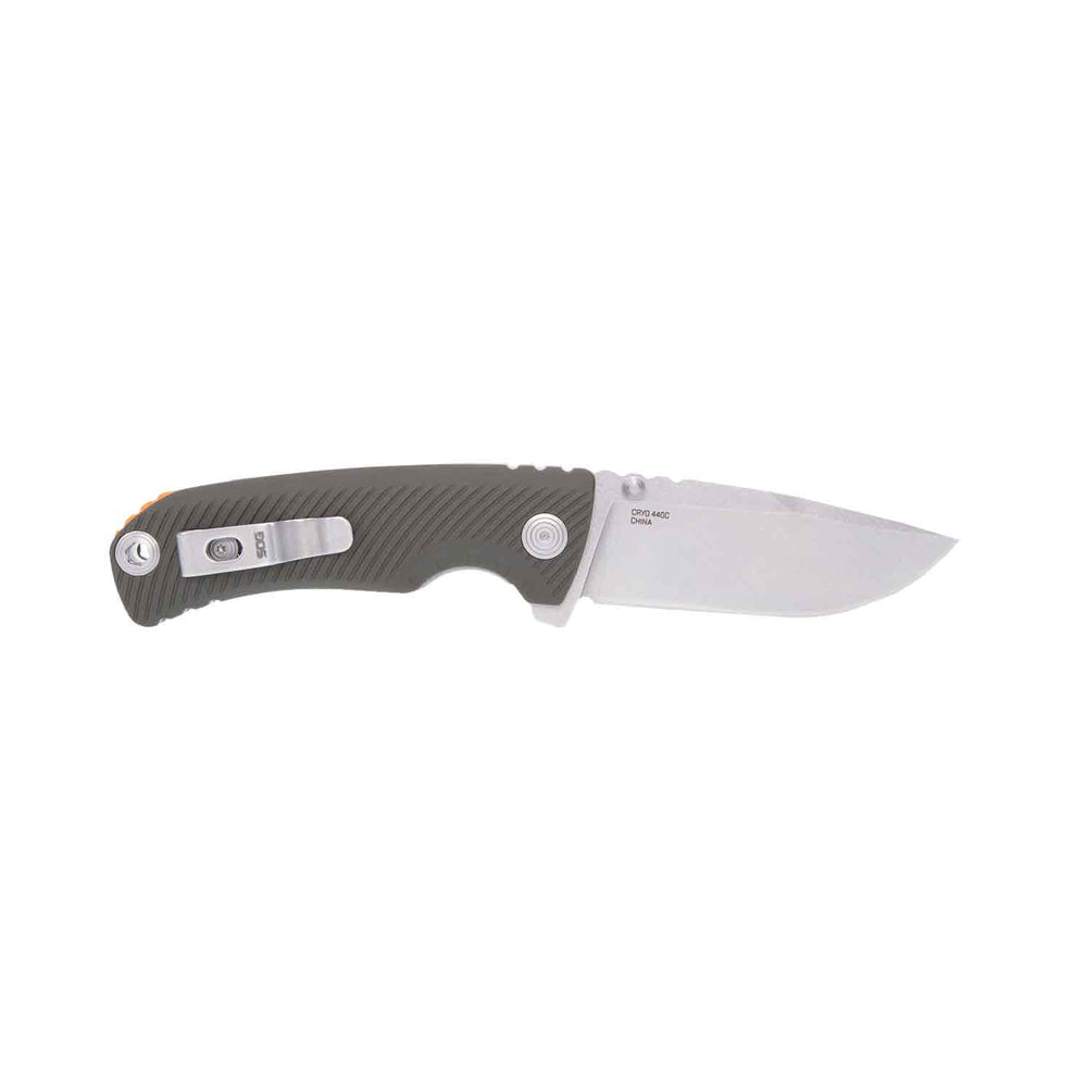 SOG Tellus ATK Folding Knife (OD Green/Orange)