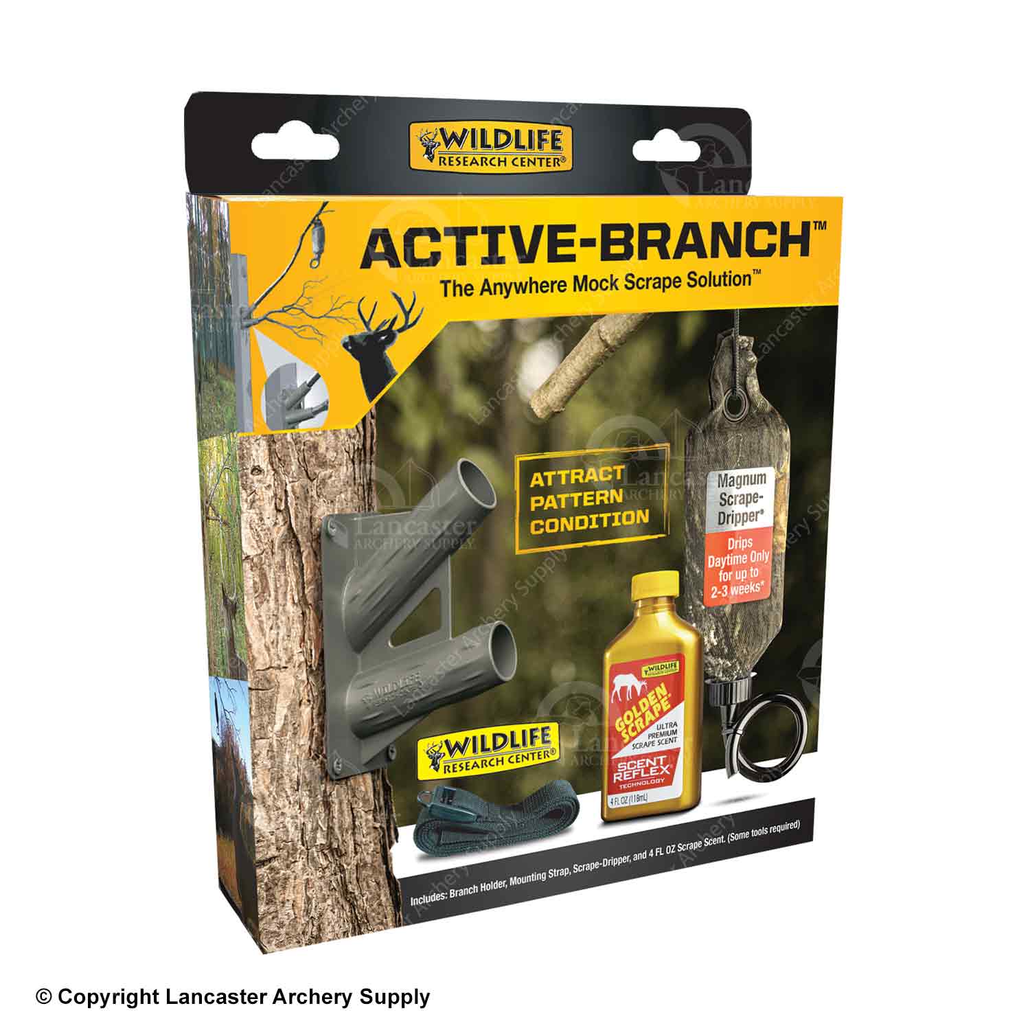 Wildlife Research Active-Branch Mock Scrape Kit