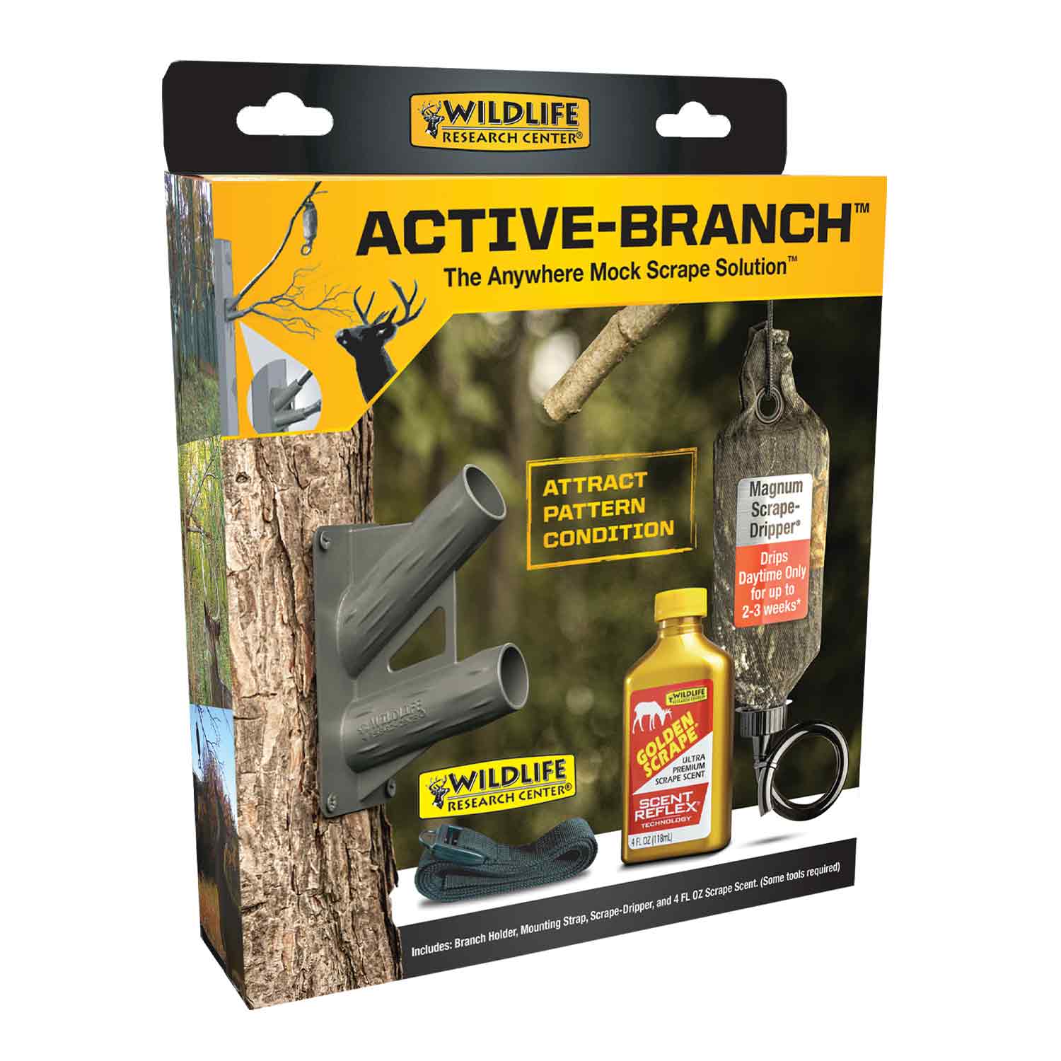 Wildlife Research Active-Branch Mock Scrape Kit