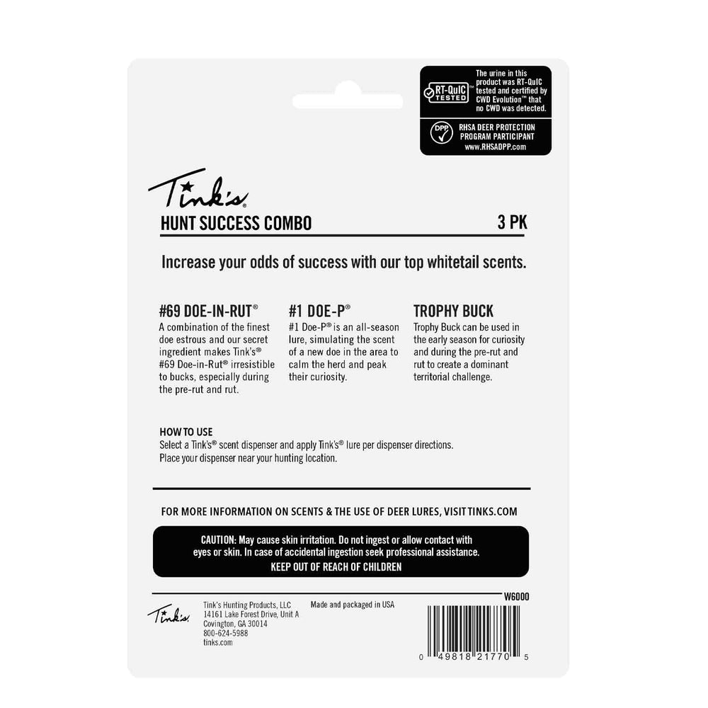 Tink's Hunt Success Deer Lure Combo Kit