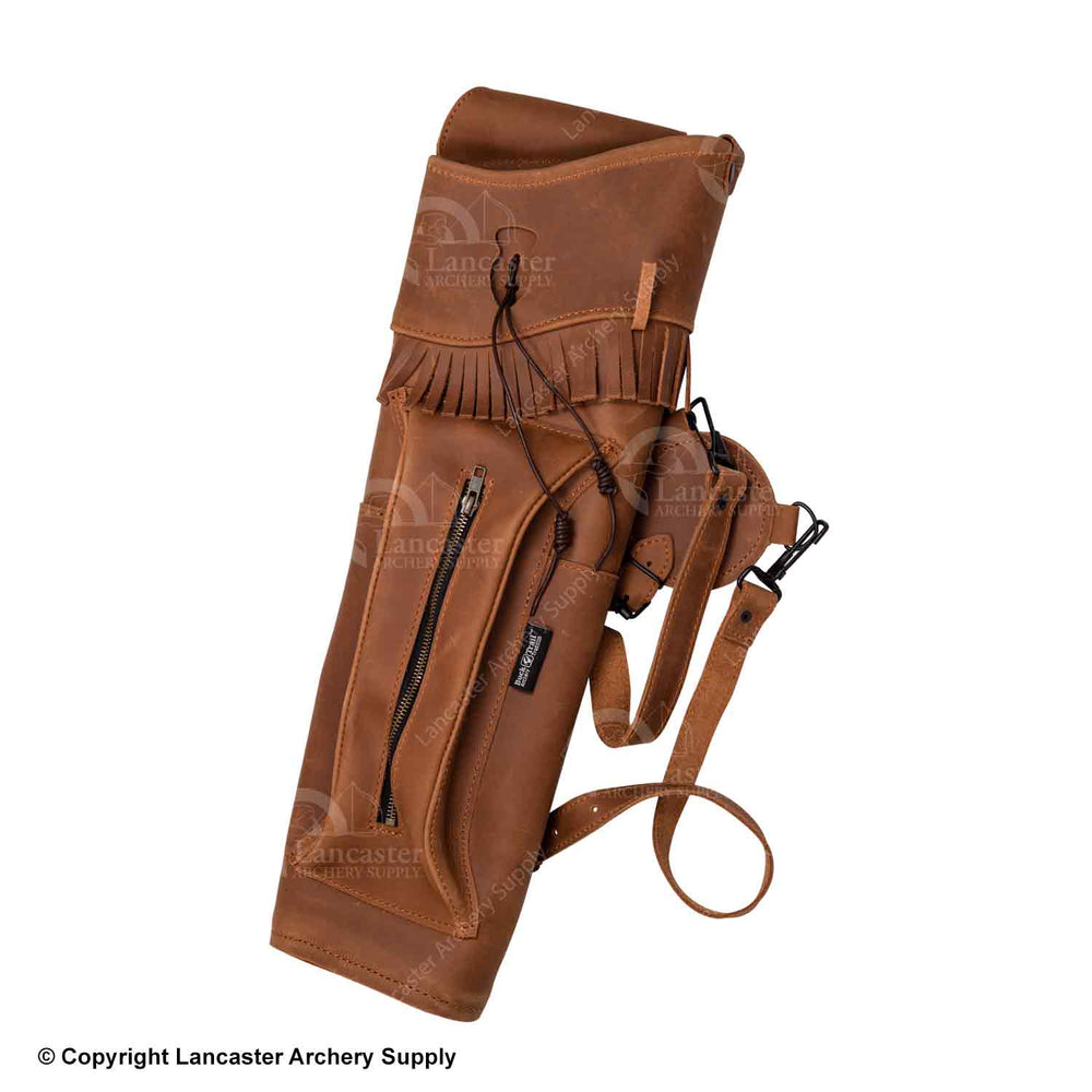 Buck Trail Native Traditional Leather Back Quiver