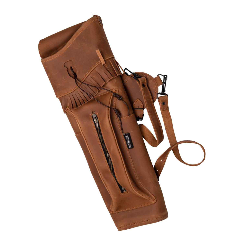 Buck Trail Native Traditional Leather Back Quiver