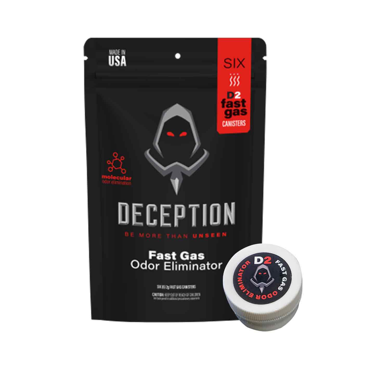 Deception Scents D2 Fast Gas Canisters (2g)