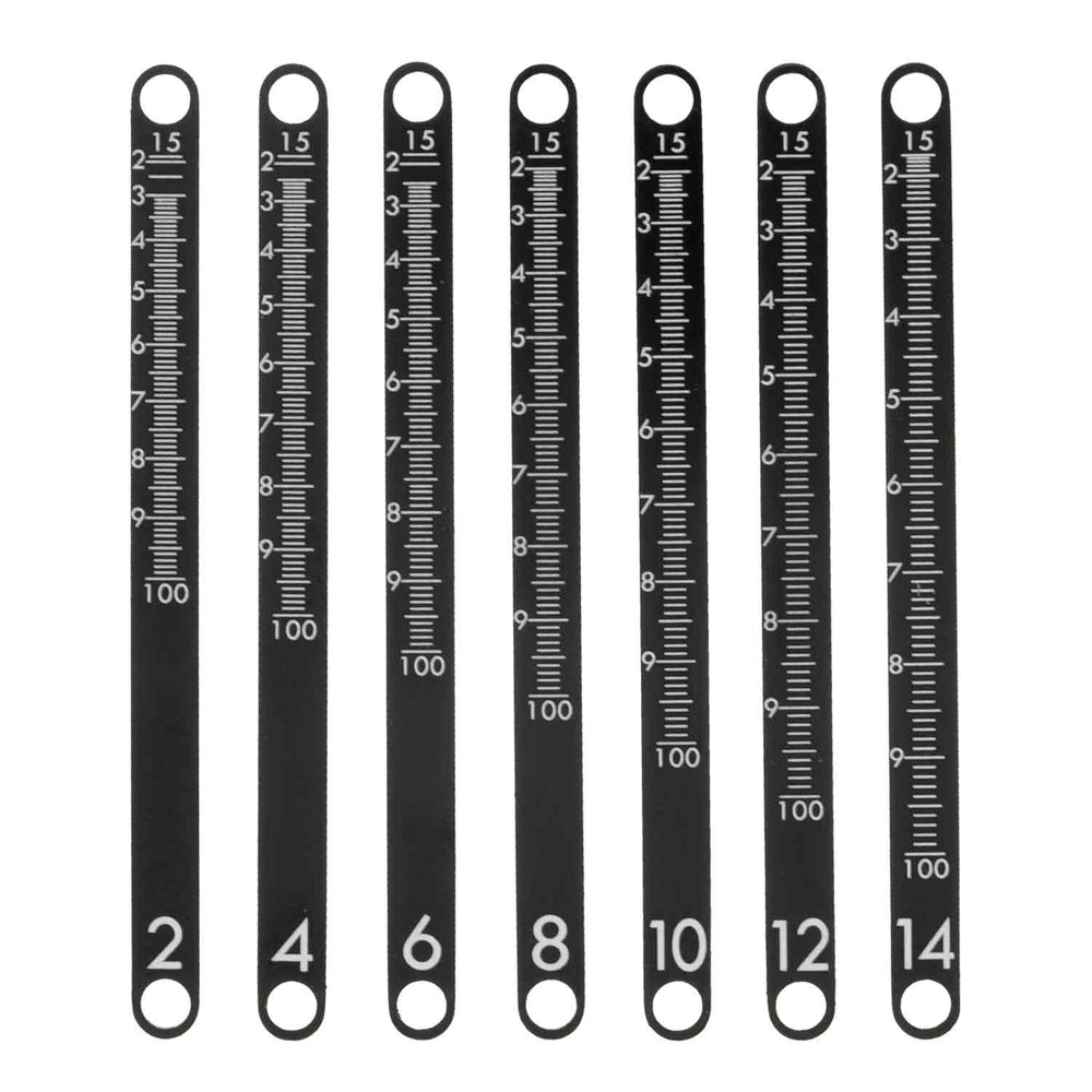 Graduated Metal Scale Shibuya Metal Sight Scales – Lancaster Archery Supply