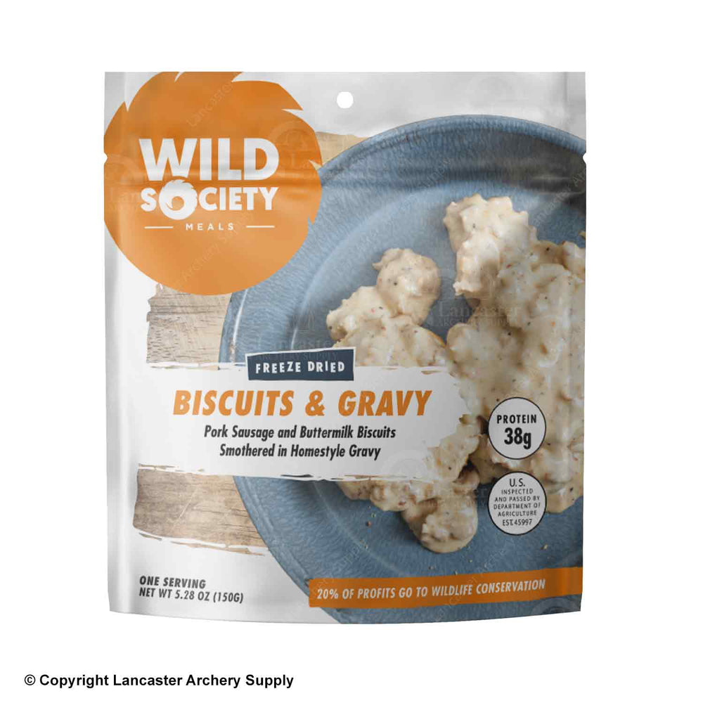 Wild Society Biscuits and Gravy Freeze Dried Meal