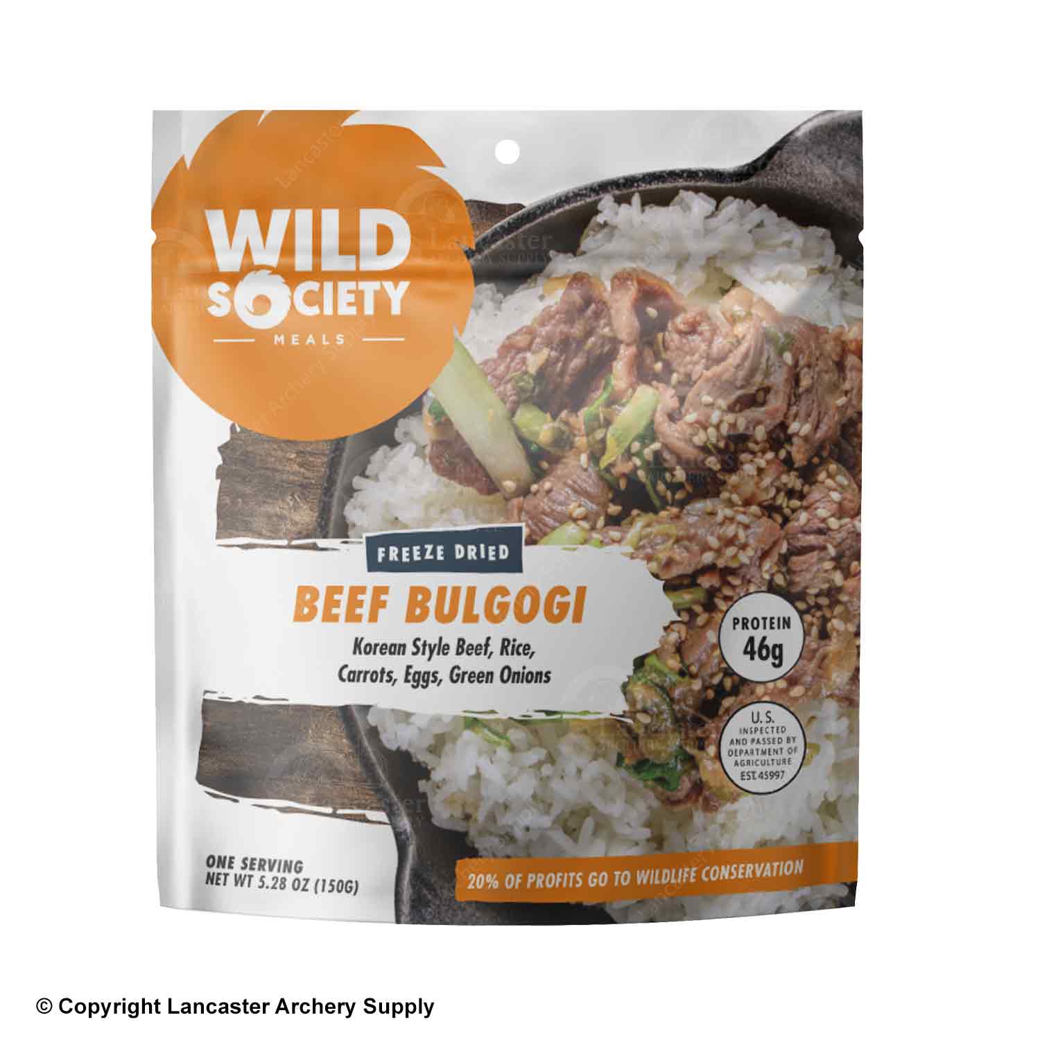 Wild Society Beef Bulgogi Freeze Dried Meal