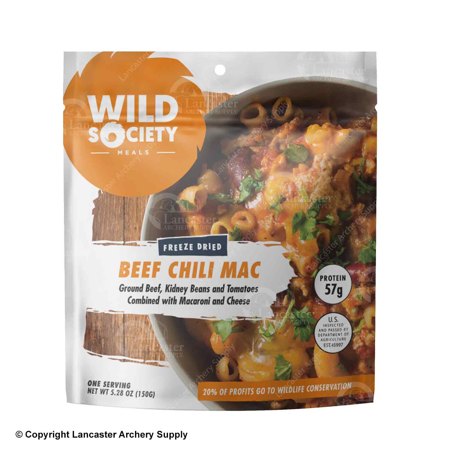 Wild Society Beef Chili Mac Freeze Dried Meal
