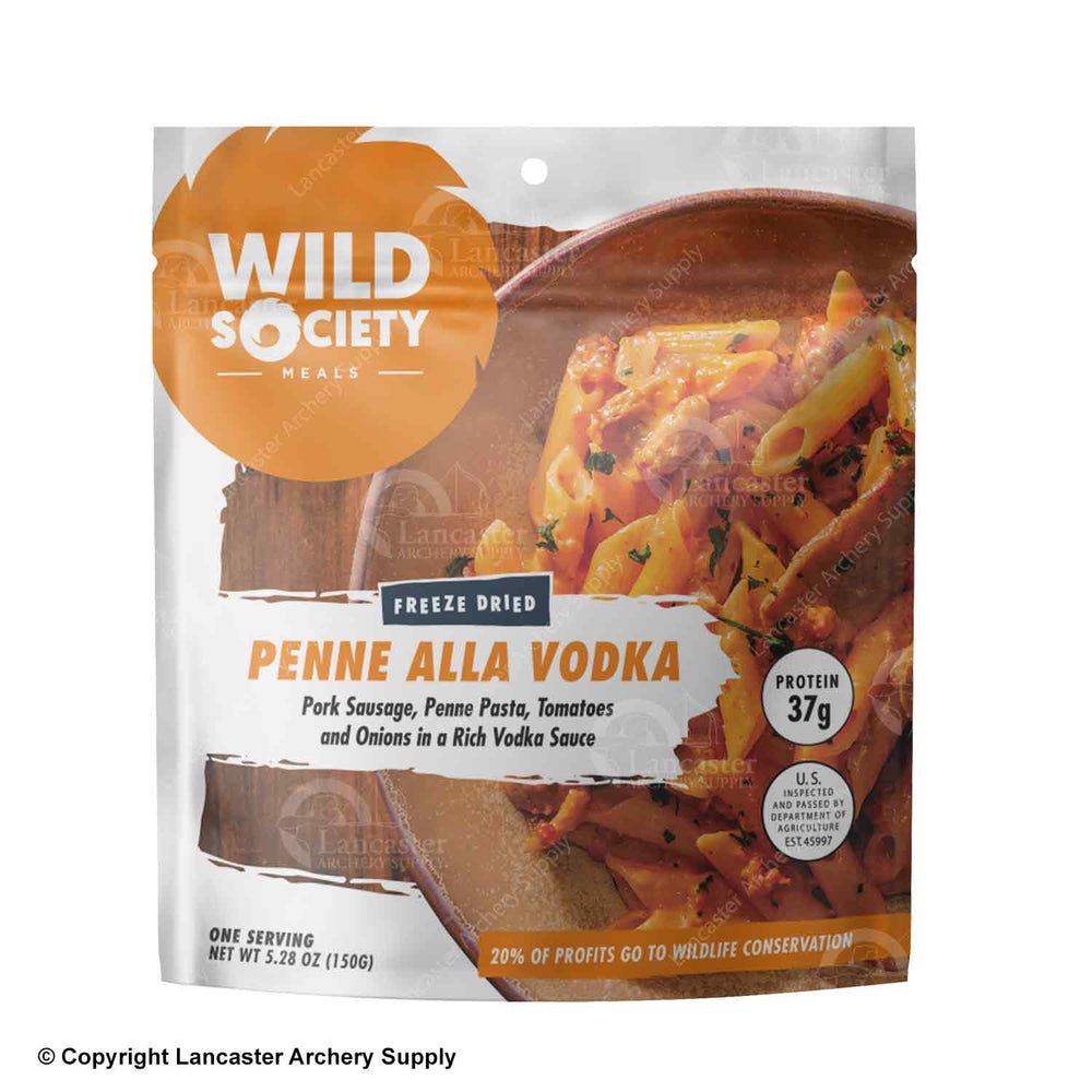 Wild Society Penne a la Vodka with Sausage Freeze Dried Meal