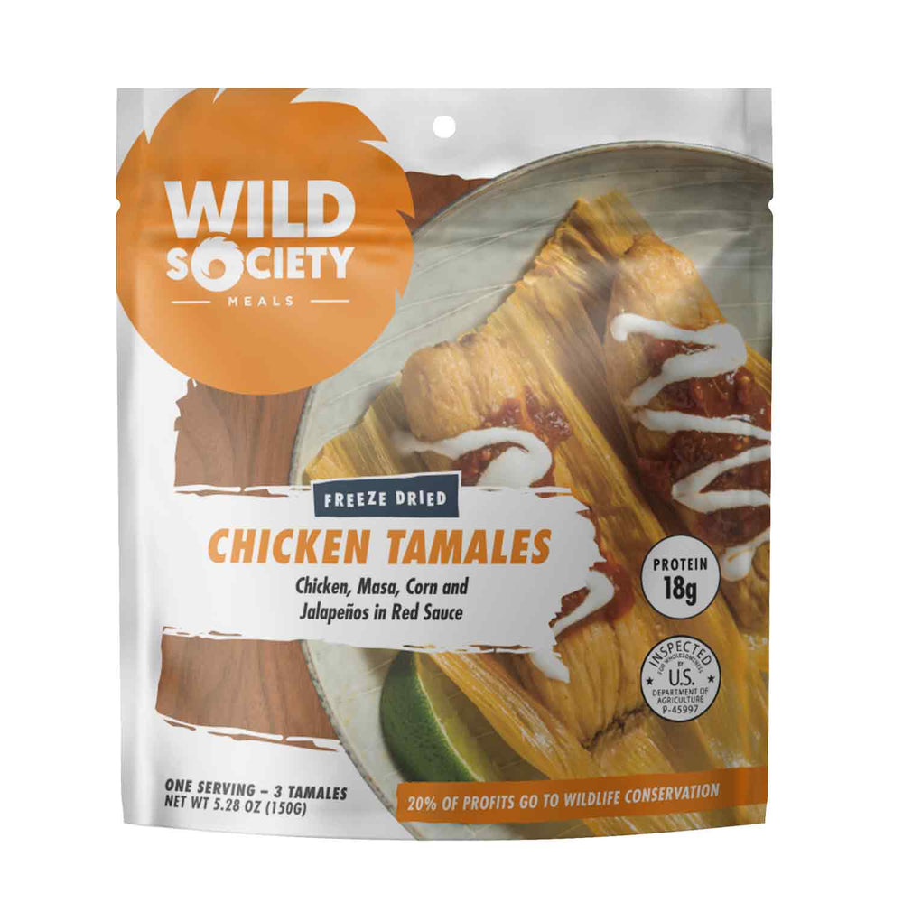 Wild Society Chicken Tamales Freeze Dried Meal