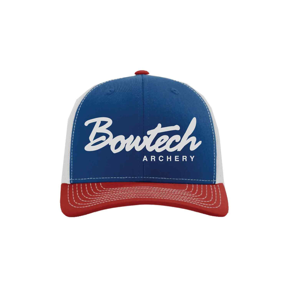 Bowtech Script Patriotic Hat