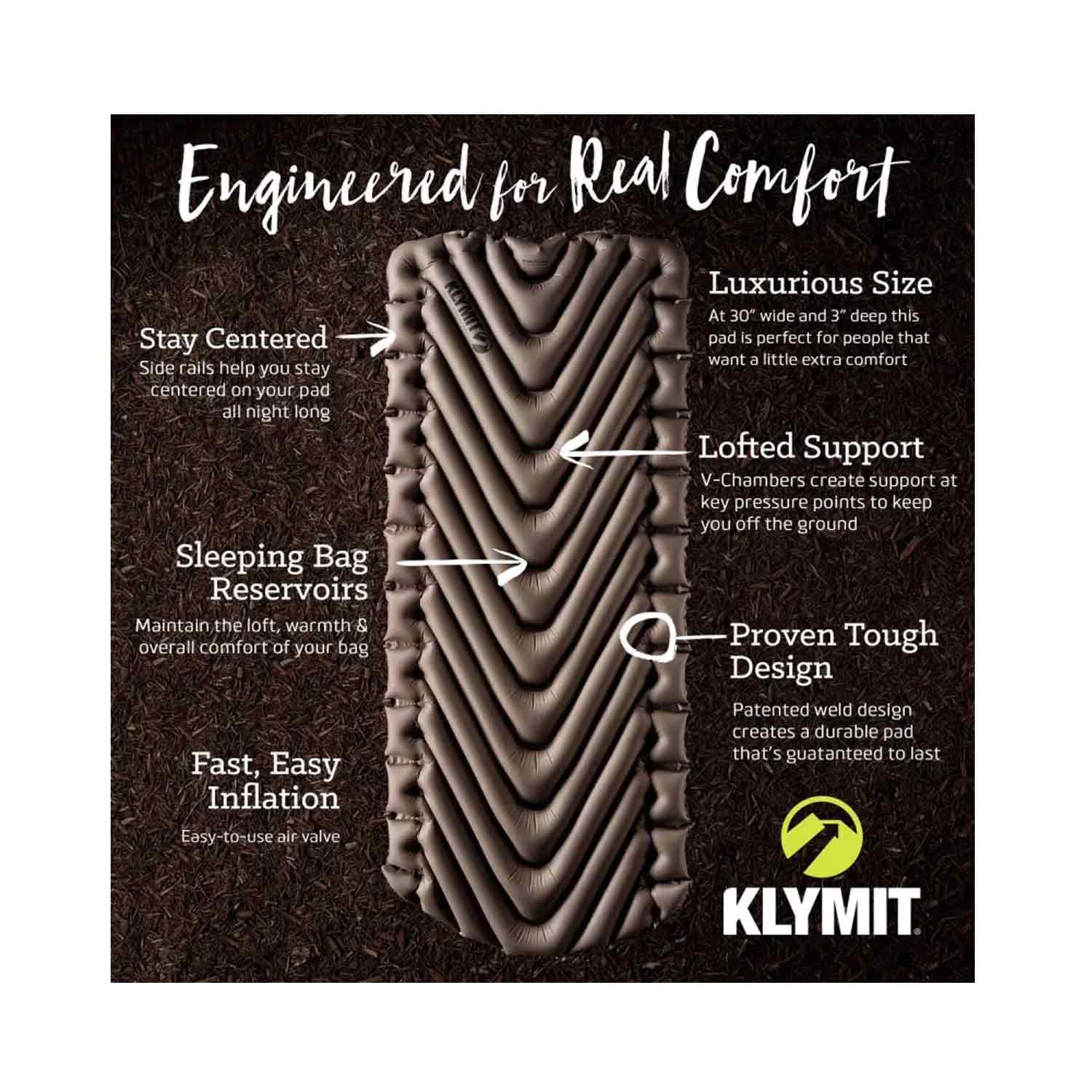 Klymit Static V Luxe XL Sleeping Pad Lancaster Archery Supply