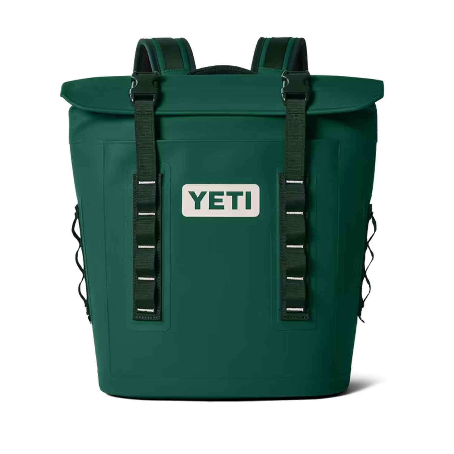 YETI Hopper M12 Backpack Soft Cooler Black Forest Green