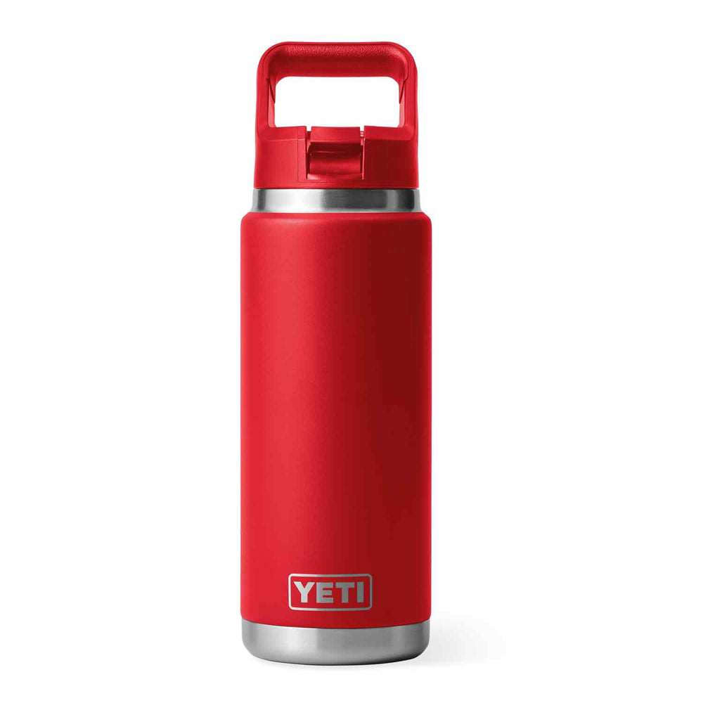 YETI Rambler 26oz Bottle with Colored Straw Lid