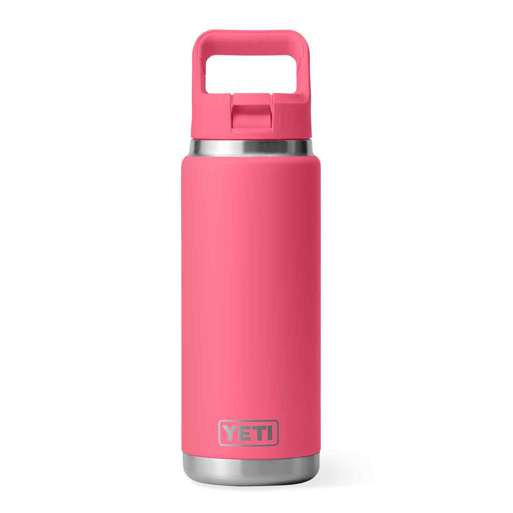 YETI Rambler 26oz Bottle with Colored Straw Lid