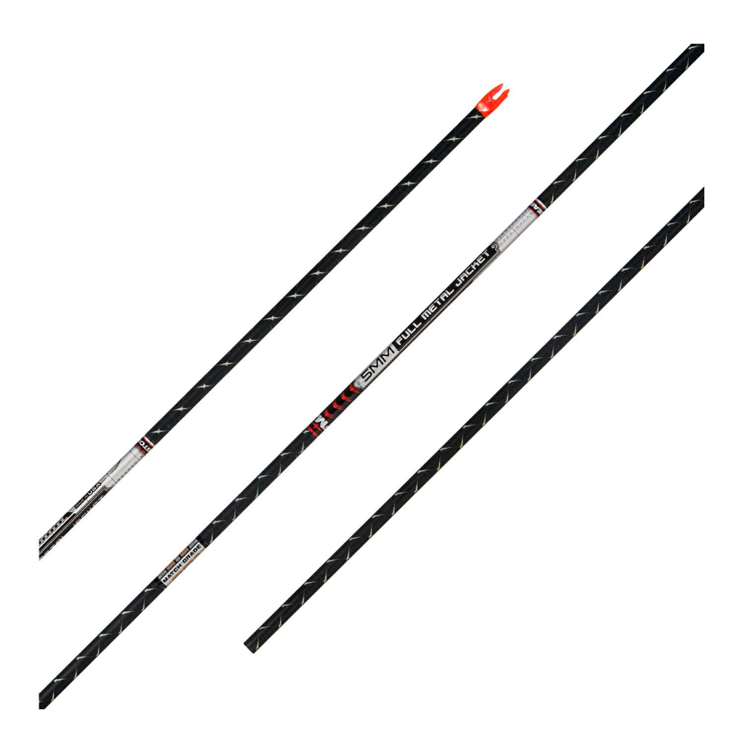 Easton FMJ 5mm Match Grade Shafts w/HIT Inserts and Collars
