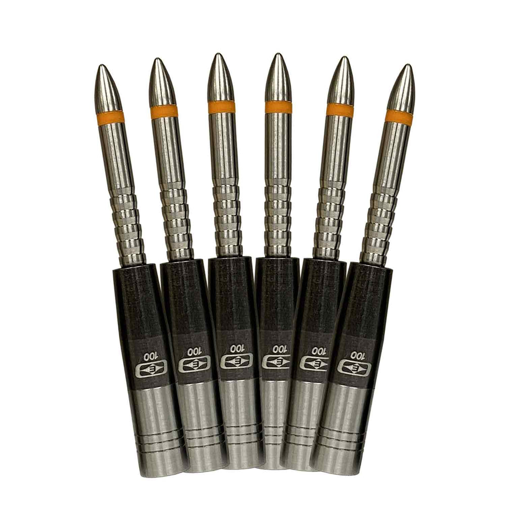 Easton 4mm Match Grade 100gr Titanium/SS Half-Outs