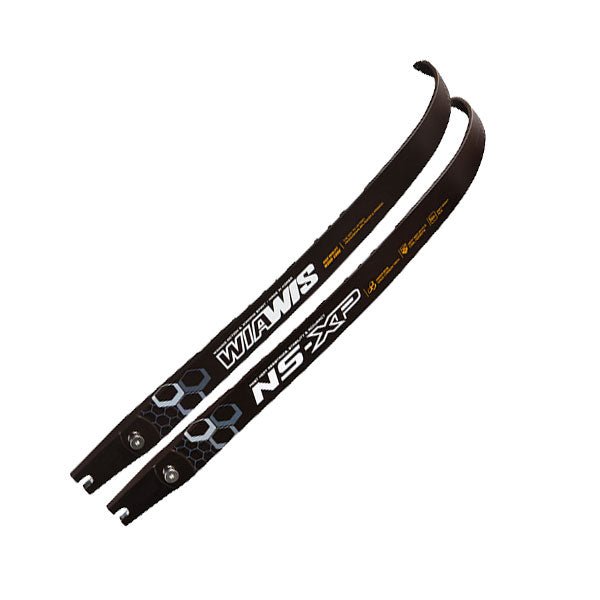 Win & Win WIAWIS NS-XP Wood Carbon ILF Target Recurve Limbs-Md-42lb (Open Box X1047726)