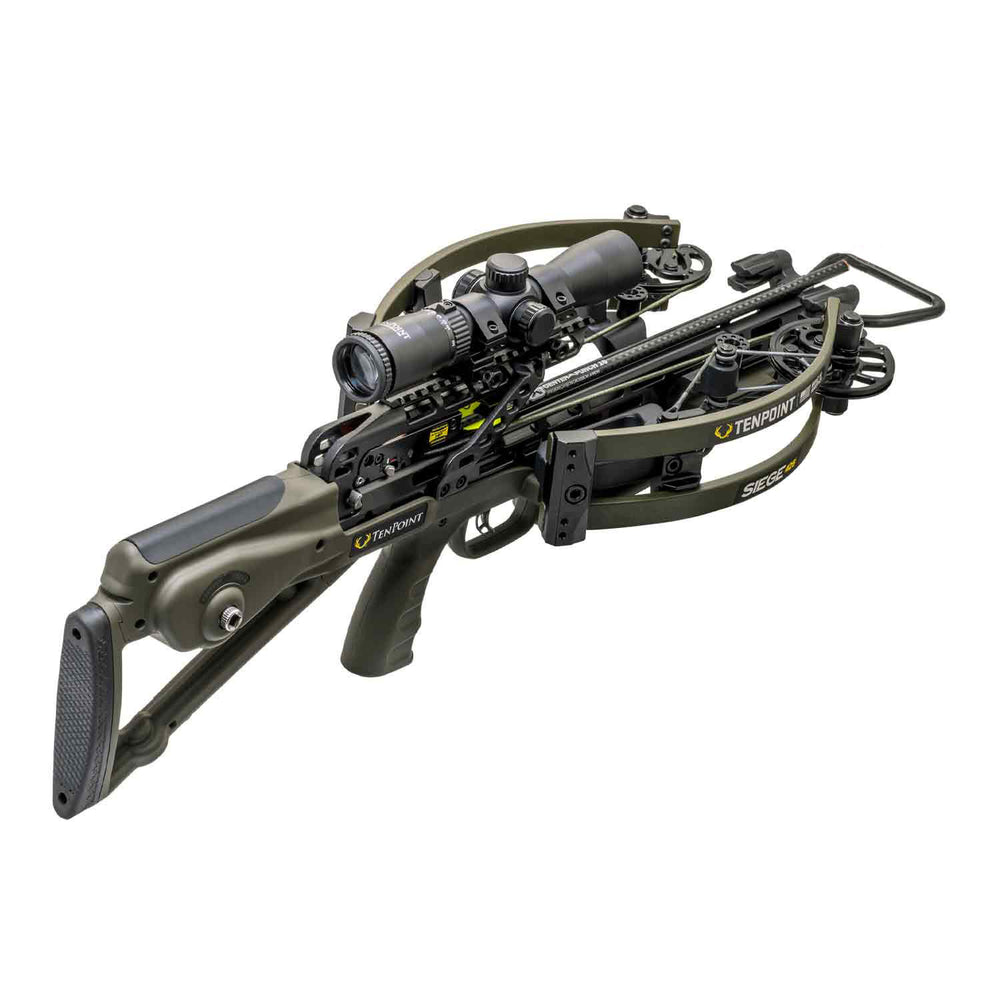 Tenpoint Siege 425 Moss Green Crossbow Package