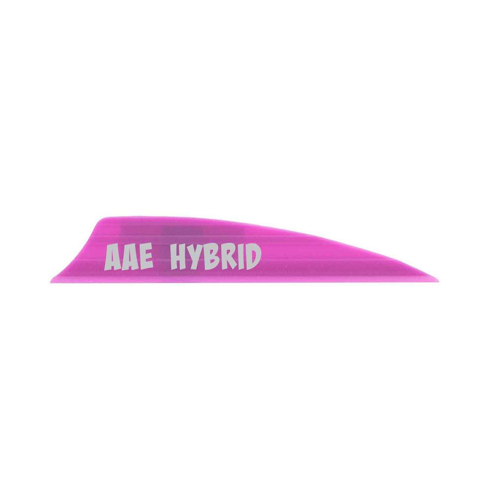 thumbnail image 2 of AAE Hybrid 26 Vanes Purple - 50 Pack Archery Fletching With Pre-Applied Adhesive 2 of 13