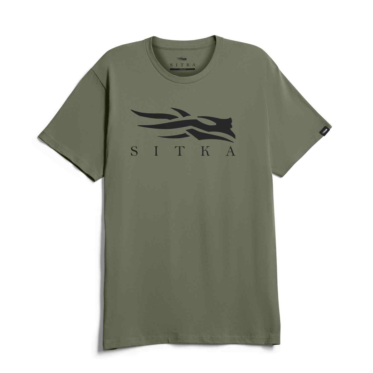 Sitka Icon Olive Green Tee