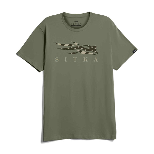 Sitka Icon Flag Tee (Olive Green) – Lancaster Archery Supply
