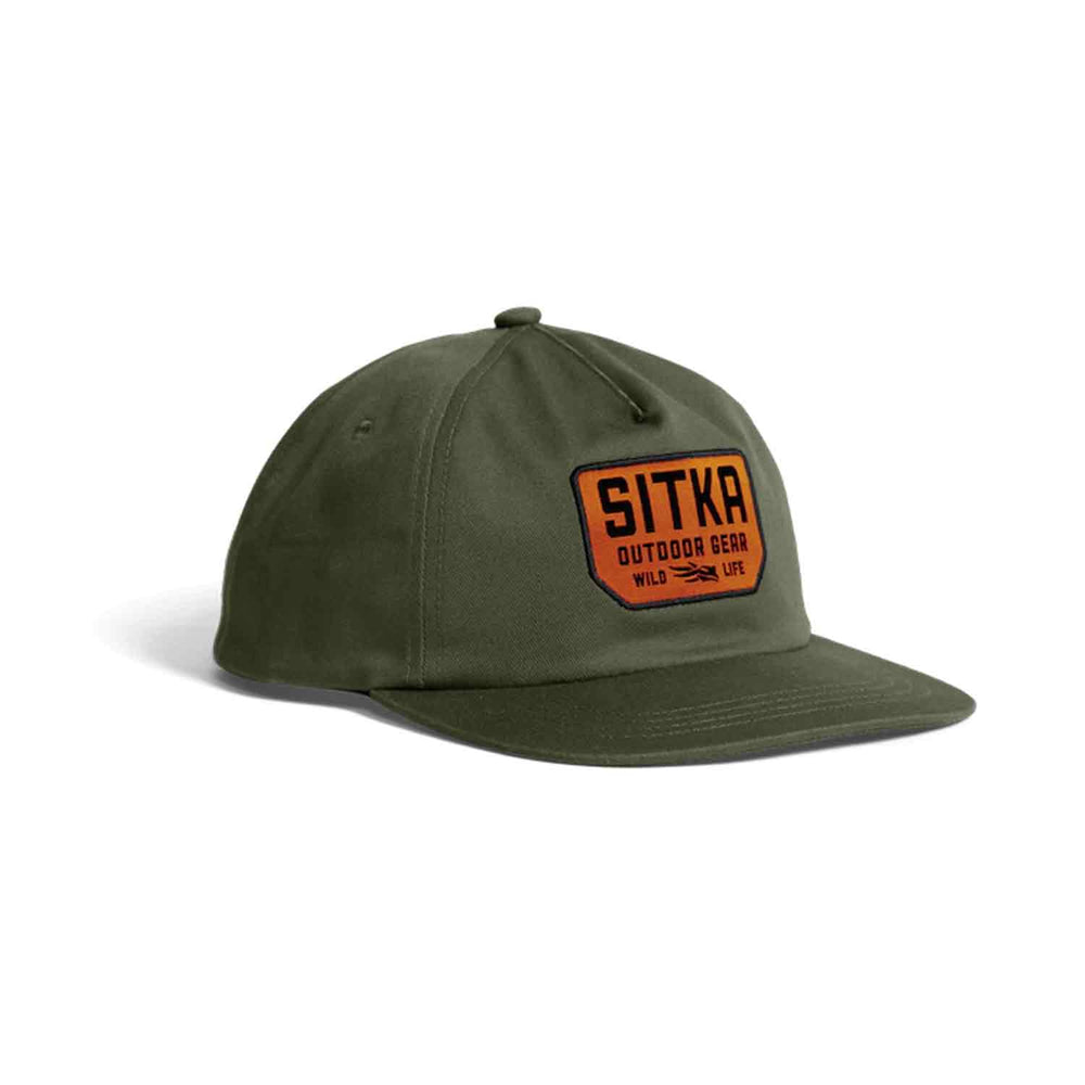 Sitka Wild Life Unstructured Snapback (Olive Green)