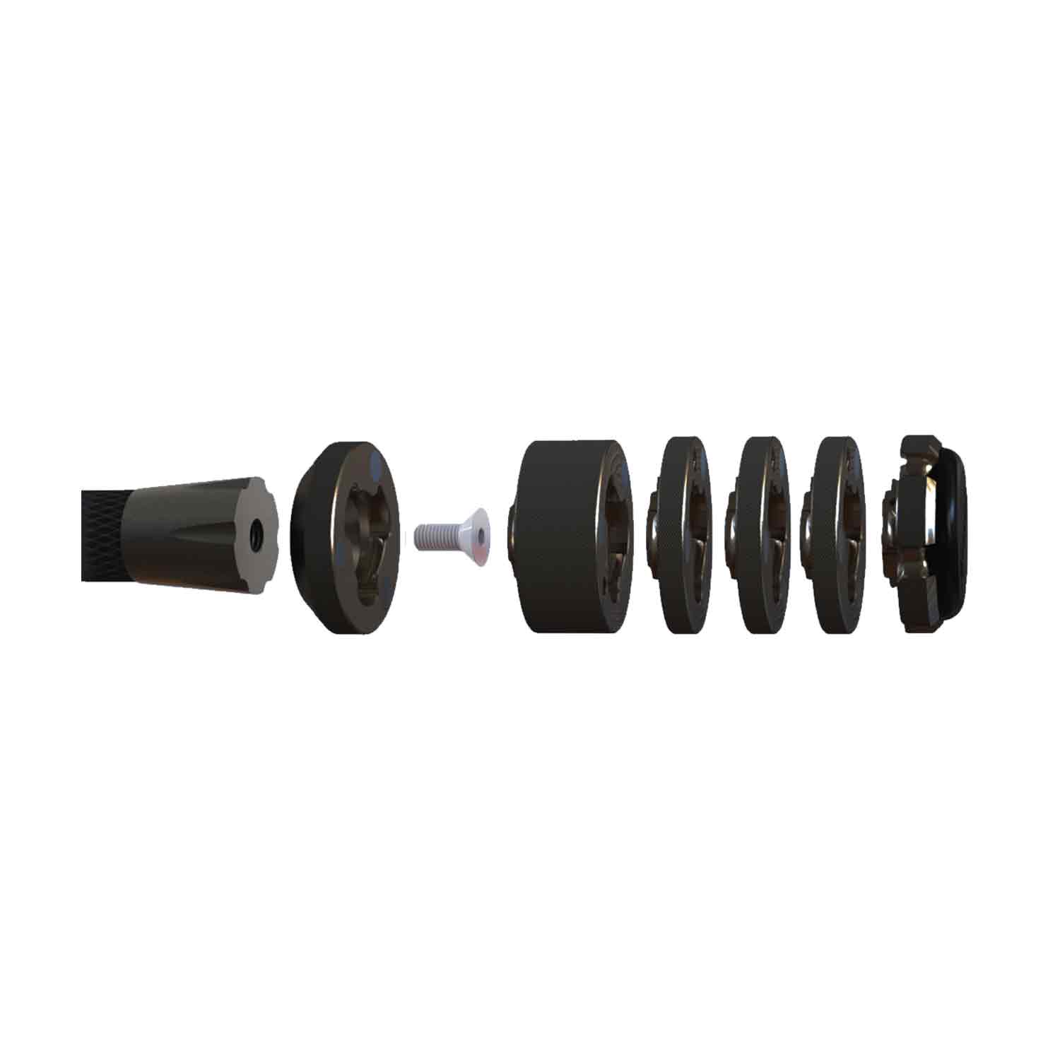 Hamskea Black Stainless Steel Basic Quick Change Weight Kit