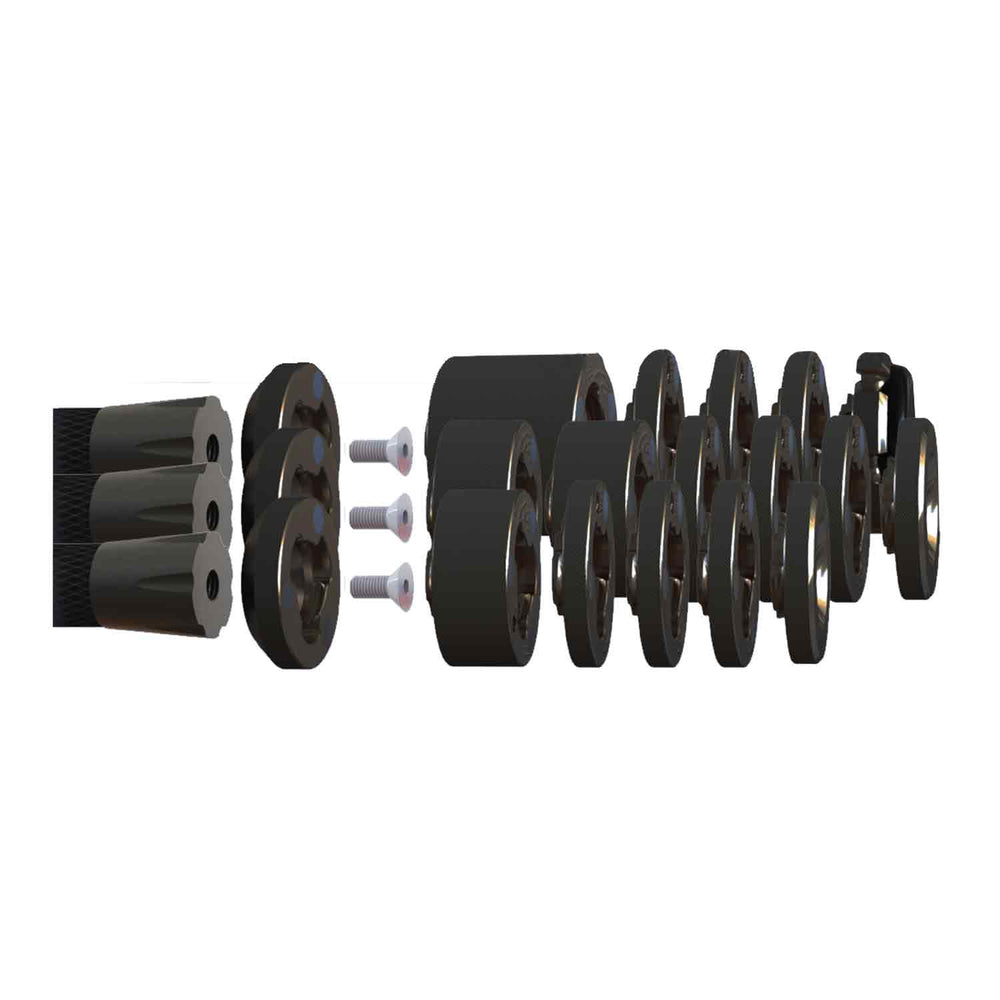 Hamskea Black Stainless Steel Executive Quick Change Weight Kit
