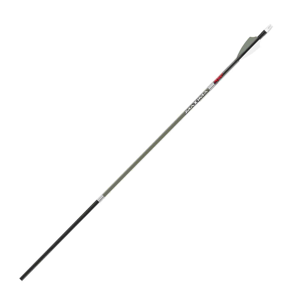 Carbon Express Maxima Red Fletched Arrows (Drab)