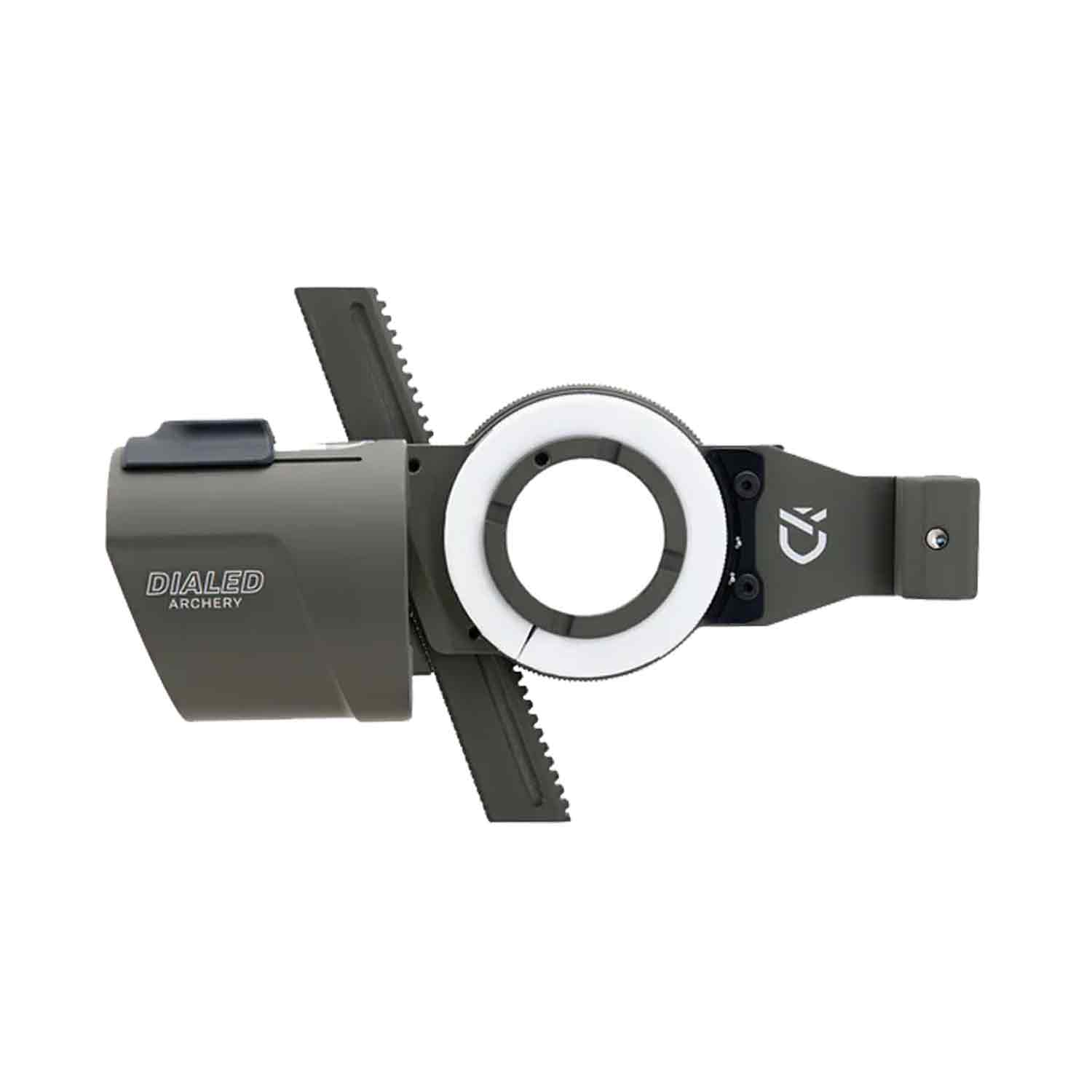 Dialed ARXOS Picatinny Sight with Black VOID Dial STUB XR (2-pin .010)